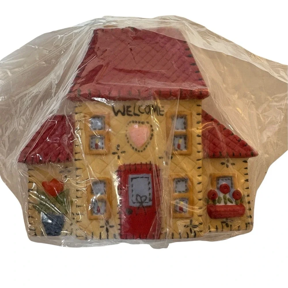 VTG lang ornament Welcome Home Artwork By Ellen Stouffer 1998 Christmas Holiday